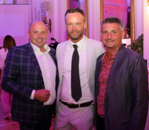 20. Bini-systems Golfturnier in Lana: (v.l.n.r.): Günter Wimmer (systems GmbH), Alexander Bini, Heinrich Dorfer (Quellenhof). Fotocredit: BRANDMEDIA