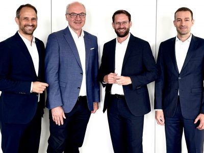 v.l.n.r.: Georg Stadlhofer, Arnold Schmitzer, Gerald Herndlhofer, Philipp Gansch. Credit: Drees & Sommer.