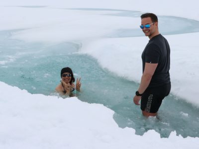 Eisbaden Kauntertaler Gletscher