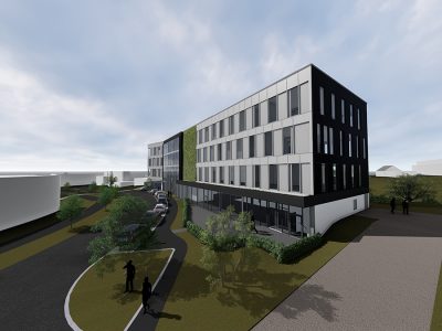 Visualisation of new building